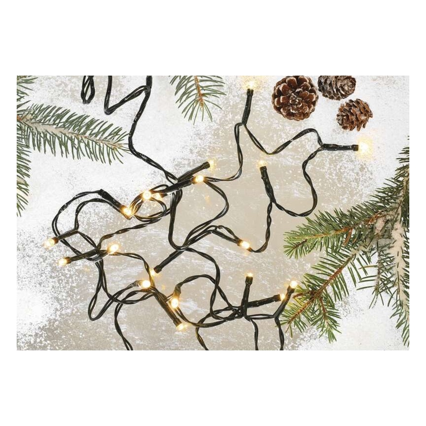 LED Karácsonyi kültéri lánc 80xLED/13m IP44 vintage