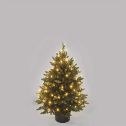 LED Karácsonyi kültéri lánc 80xLED/13m IP44 vintage