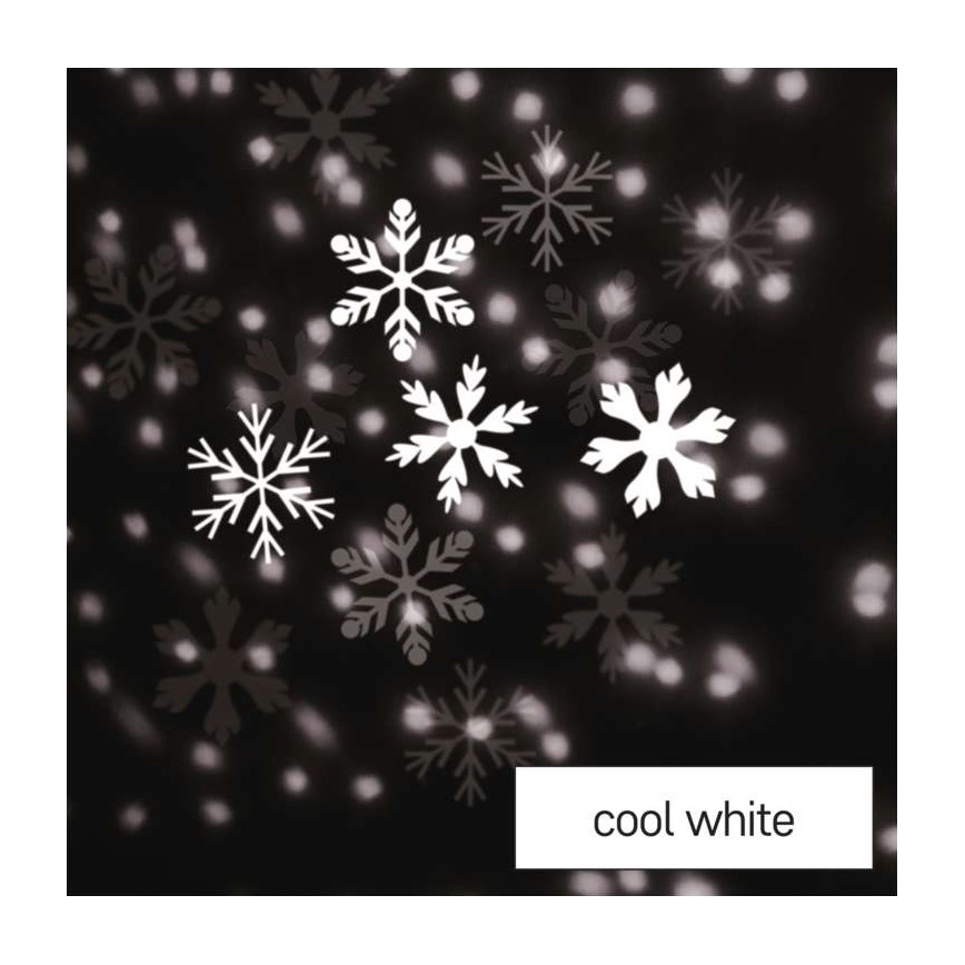 LED Karácsonyi kültéri projektor LED/3,6W/230V IP44 hideg fehér