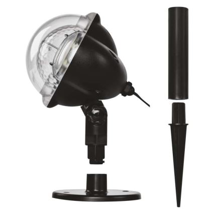 LED Karácsonyi kültéri projektor LED/4W/230V IP44 meleg/hideg fehér