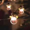 LED karácsonyi lánc 10xLED/2xAA 1,2m meleg fehér