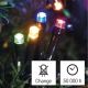 LED Karácsonyi lánc 200xLED/11,5m többszínű
