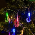 LED Karácsonyi lánc 20xLED 2,25m többszínű pálca