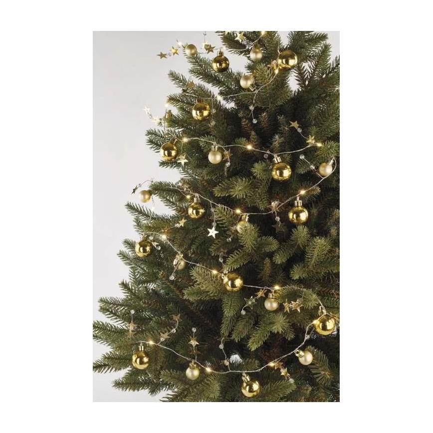 LED Karácsonyi lánc 20xLED/2xAA 2,2 m meleg fehér