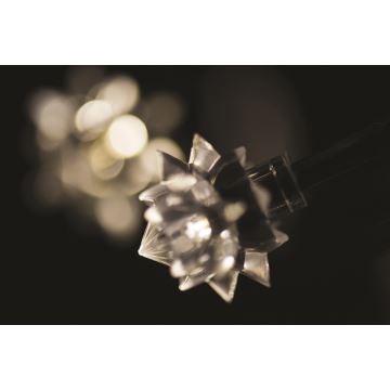 LED Karácsonyi lánc DIAMOND LED/2,4W/230V IP44 meleg fehér