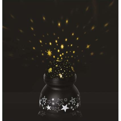 LED Karácsonyi projektor LED/3xAAA