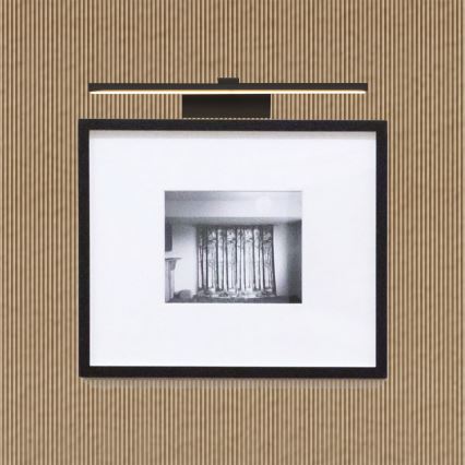 LED Képmegvilágító LED/9W/230V 3000K 39 cm fekete