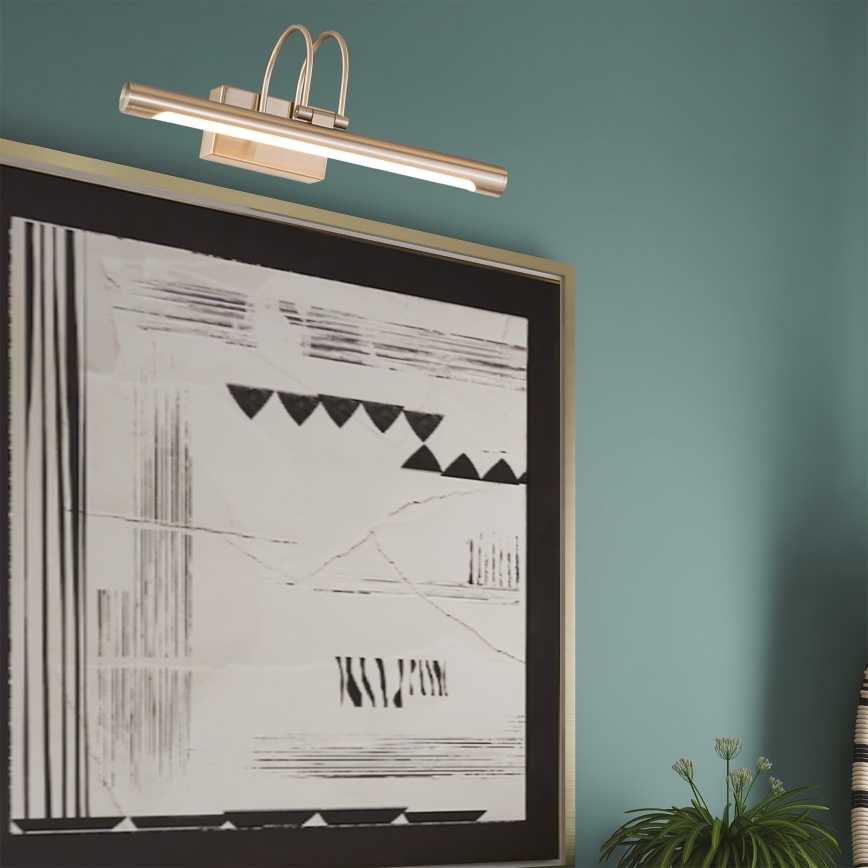 LED Képmegvilágító LED/9W/230V 3000K 42 cm matt króm