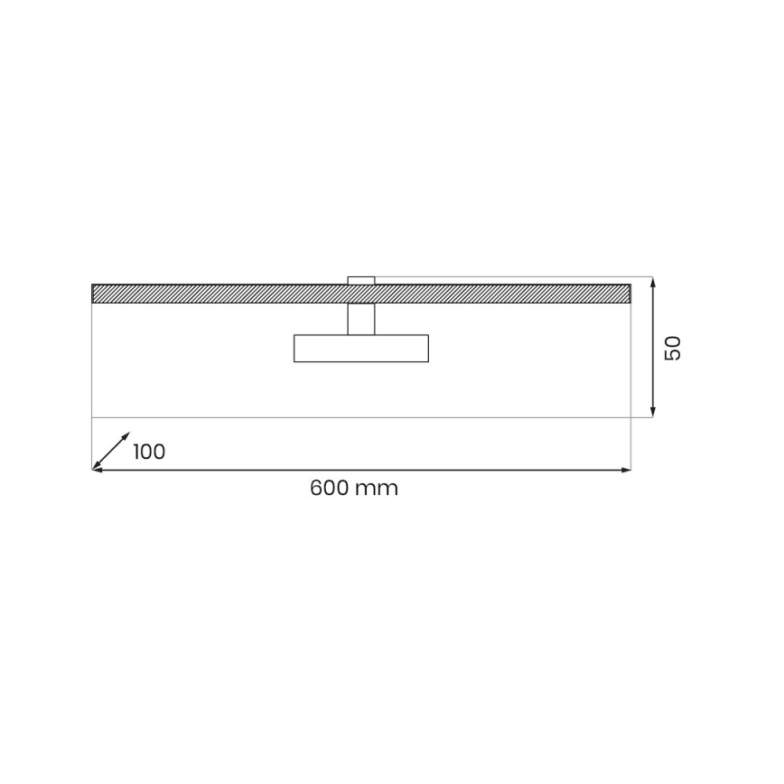 LED Képmegvilágító PRADO LED/11W/230V fekete
