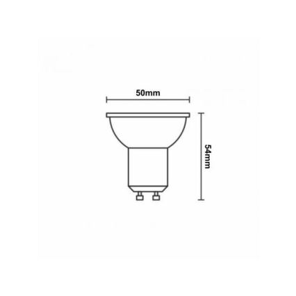 LED Kerámia izzó GU10/9,5W/230V 4000K