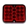 LED ködlámpa SINGLE LED / 1,9W / 12V IP67 piros
