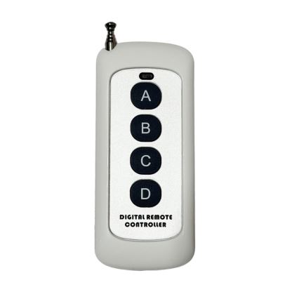 LED kristály mennyezeti lámpa MAJURO LED/30W/230V átm. 40 cm fényes króm + távirányítóval