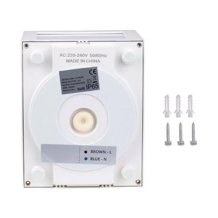 LED Küléri fali lámpa  1xLED/12W/230V 3000K IP65