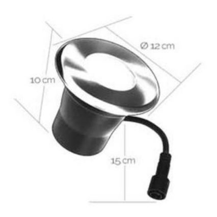 LED Kültéri beépített lámpa EASY CONNECT 1xGU10/4W/230V 3000K IP65 kerek