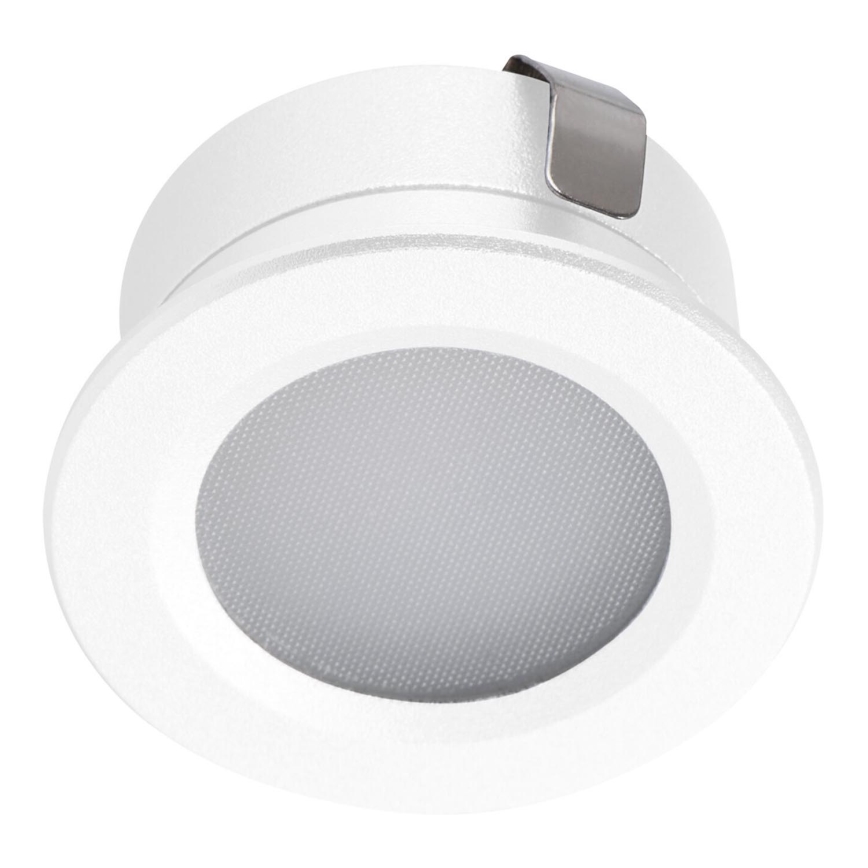 LED Kültéri beépített lámpa IMBER LED/1W/12V 6500K átm. 3 cm 40 lm IP65 fehér