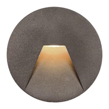 LED kültéri beépíthető lámpatest SPACE LED/4W/230V IP65 szürke