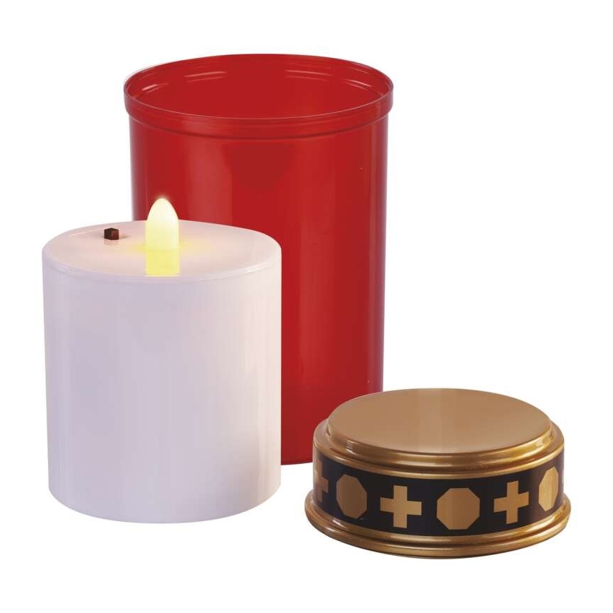 LED kültéri dekoráció LED/2xC IP44 piros