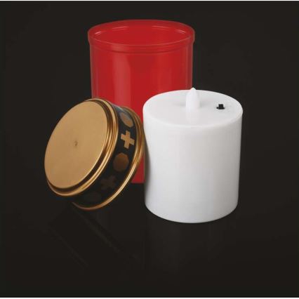 LED kültéri dekoráció LED/2xC IP44 piros