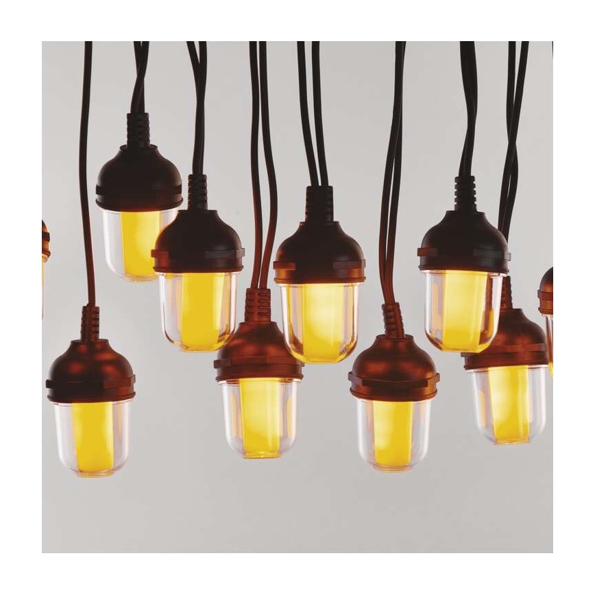LED kültéri dekorációs fényfüzér 100xLED/9,5m IP44