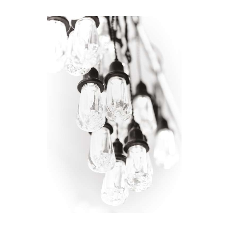 LED Kültéri dekorációs fényfüzér 16xLED 8,6m IP44 hideg fehér