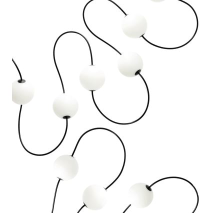 LED Kültéri dekoratív lánc 10xLED/0,8W/230V IP67 2500K 7,7 m