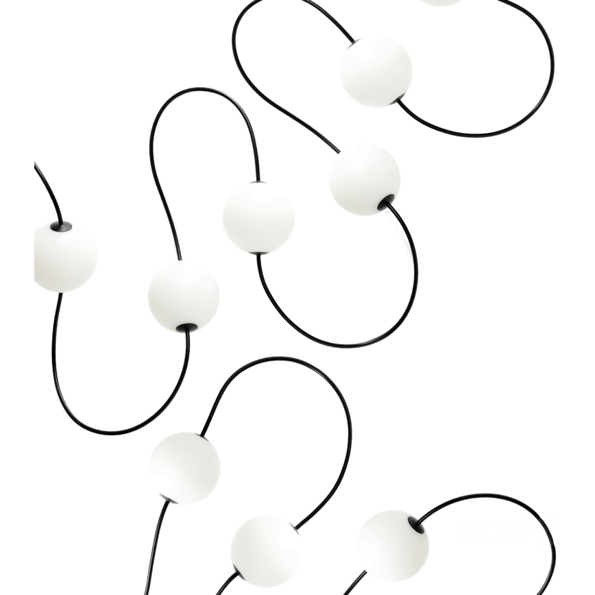 LED Kültéri dekoratív lánc 10xLED/0,8W/230V IP67 2500K 7,7 m