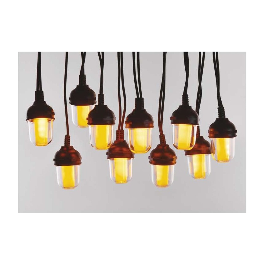 LED kültéri díszfüzér 100xLED/9,5m IP44