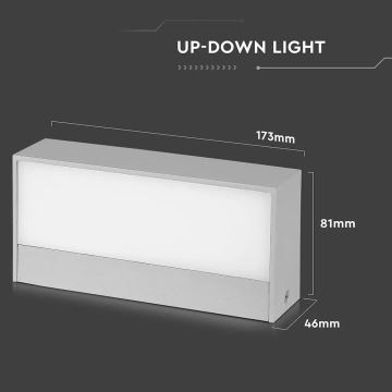 LED Kültéri fali lámpa 1xLED/9W/230V IP65 3000K