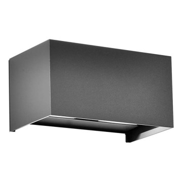 LED kültéri fali lámpa 24W/230V 4000K IP65 antracit