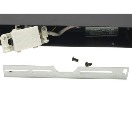 LED Rugalmas Kültéri fali lámpa 2xLED/16W/230V IP54 90 cm fekete