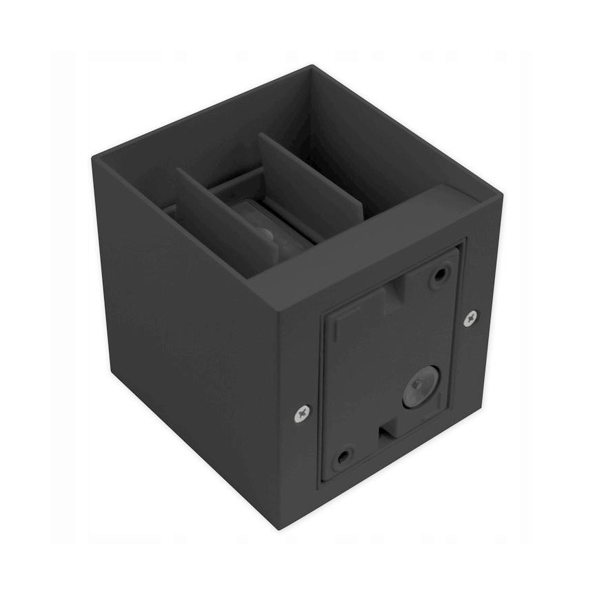 LED Kültéri fali lámpa 2xLED/3W/230V IP54 antracit