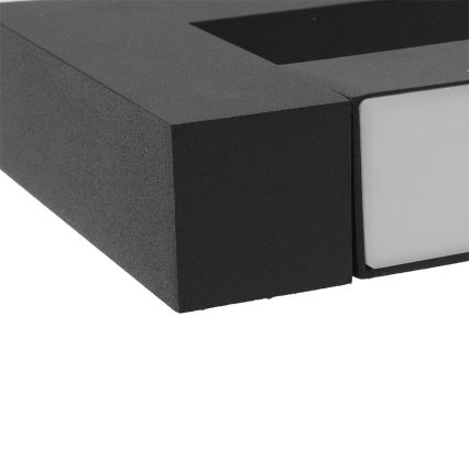 LED Rugalmas Kültéri fali lámpa 2xLED/4W/230V IP54 30 cm fekete