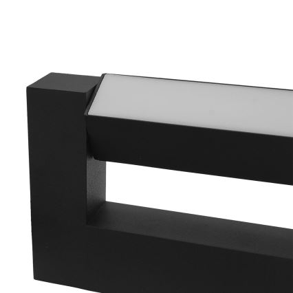 LED Rugalmas Kültéri fali lámpa 2xLED/4W/230V IP54 30 cm fekete