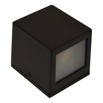 LED Kültéri fali lámpa 2xLED/5W/230V 4000K IP54 fekete