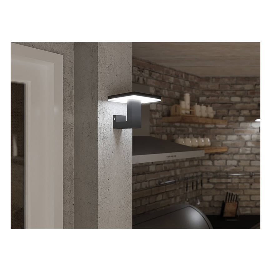 LED Kültéri fali lámpa BARI LED/10W/230V 4000K IP54 antracit