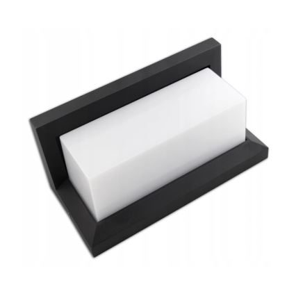 LED Kültéri fali lámpa érzékelővel LED/12W/230V IP54 fekete