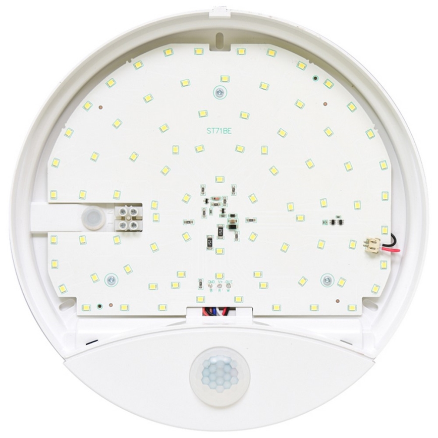 LED Kültéri fali lámpa érzékelővel LORA LED/15W/230V IP44