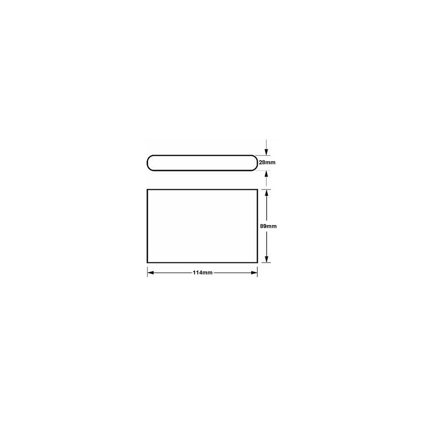 LED Kültéri fali lámpa FLOW 2xLED/3W/230V IP54 fekete