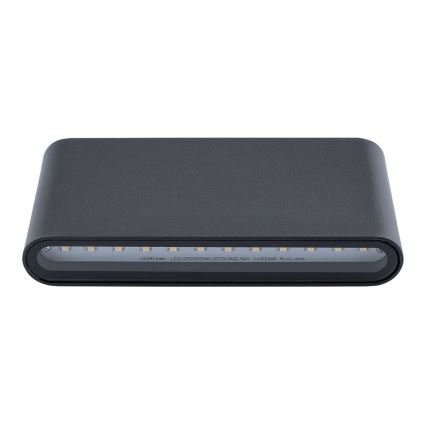 LED Kültéri fali lámpa FLOW 2xLED/6W/230V IP54 fekete