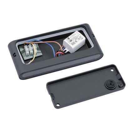 LED Kültéri fali lámpa FLOW LED/6W/230V IP54 fekete