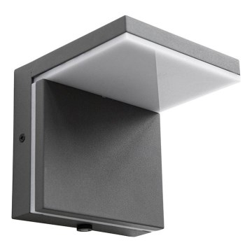 LED Kültéri fali lámpa LASSAN LED/8W/230V 3000K IP54 antracit