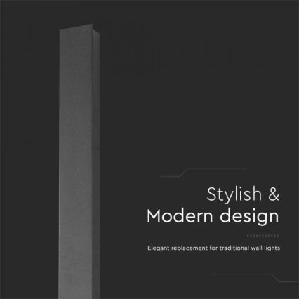 LED Kültéri fali lámpa LED/10W/230V 3000K IP65 antracit