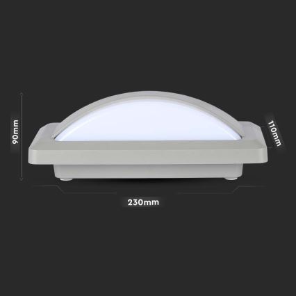 LED Kültéri fali lámpa LED/12W/230V 3000K IP65