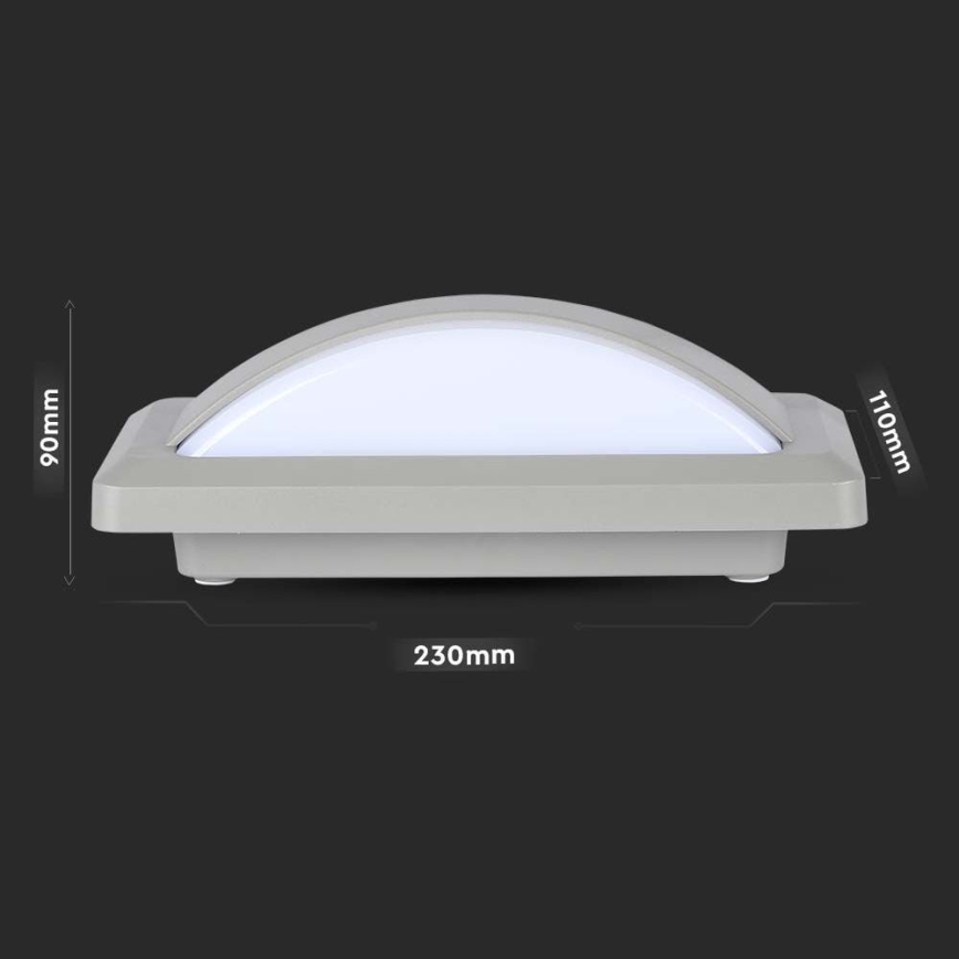 LED Kültéri fali lámpa LED/12W/230V 3000K IP65
