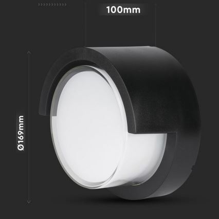 LED Kültéri fali lámpa LED/12W/230V 4000K IP65