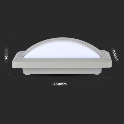 LED Kültéri fali lámpa LED/12W/230V 4000K IP65