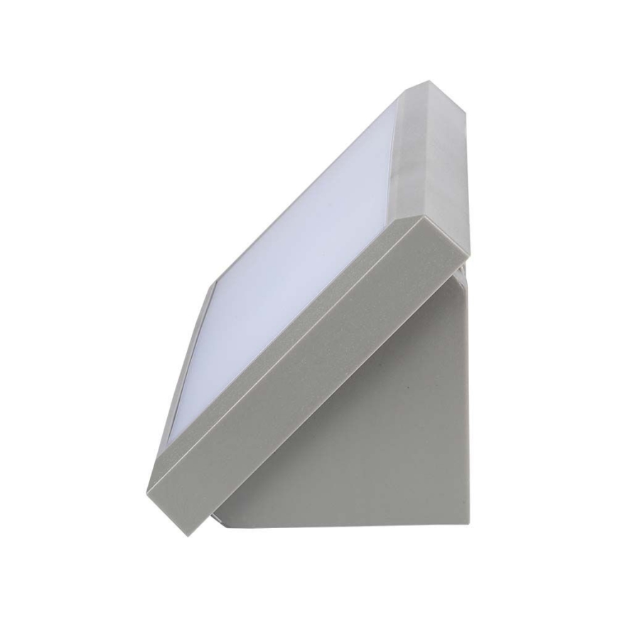 LED Kültéri fali lámpa LED/12W/230V 4000K IP65 szürke