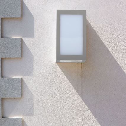 LED Kültéri fali lámpa LED/12W/230V 4000K IP65 szürke