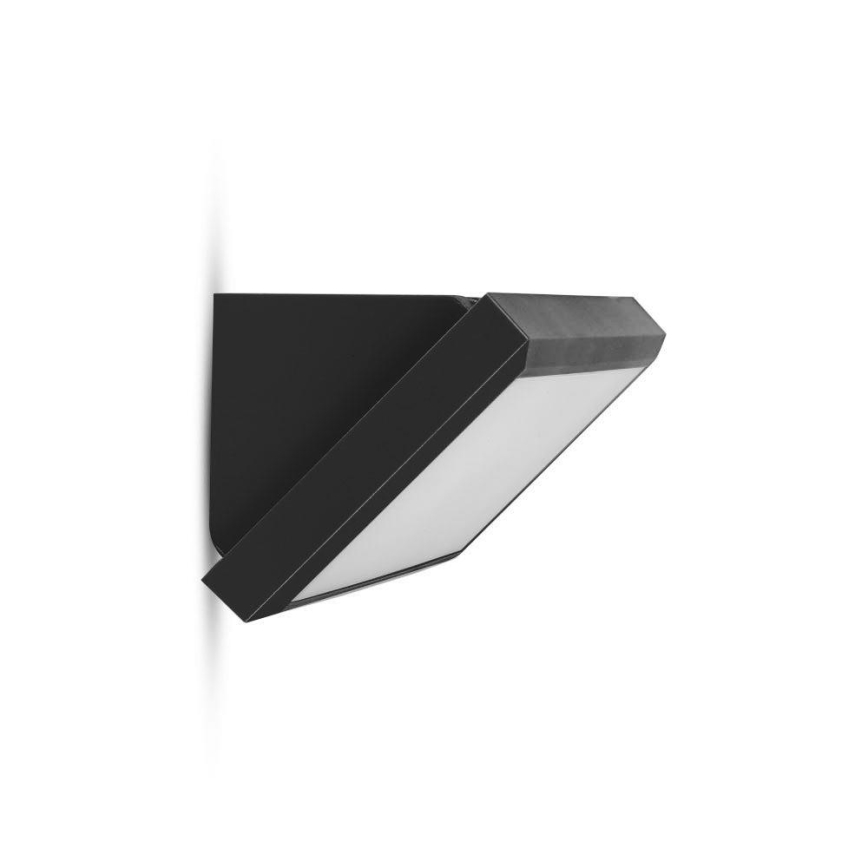 LED Kültéri fali lámpa LED/12W/230V 6400K IP65 fekete