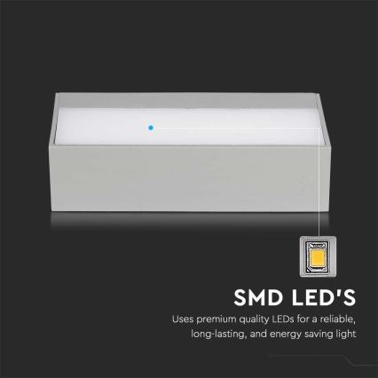 LED Kültéri fali lámpa LED/12W/230V 6400K IP65